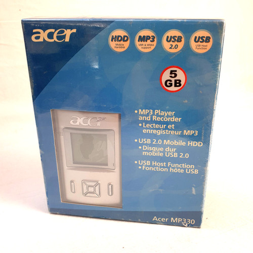 Acer mp330 5gb mp3 - acer,