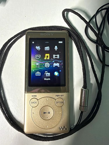 Sony walkman nwz e474 8gb - nwz-e474, gold